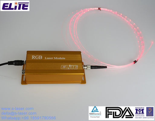 FDA Certify 3mw RGB Fiber laser Module FC Connector, Solution for Bendable Fiber Line