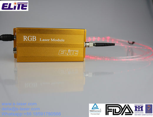 FDA Certify 3mw RGB Fiber laser Module FC Connector, Solution for Bendable Fiber Line
