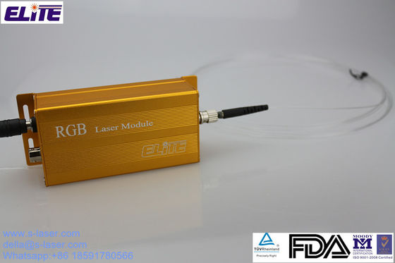 FDA Certify 90mw RGB Fiber laser Module FC Connector, Solution for Bendable Laser Fiber