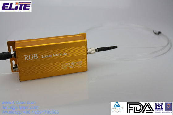 FDA Certify 210mw RGB Fiber laser Module FC Connector, Solution for Bendable Laser Fiber