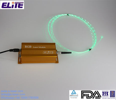 FDA Certify 200mw RGB Fiber laser Module ST Connector, Solution for Bendable Laser Fib