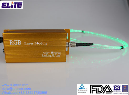 FDA Certify 30mw RGB Fiber laser Module ST Connector, Solution for Bendable Laser Fiber