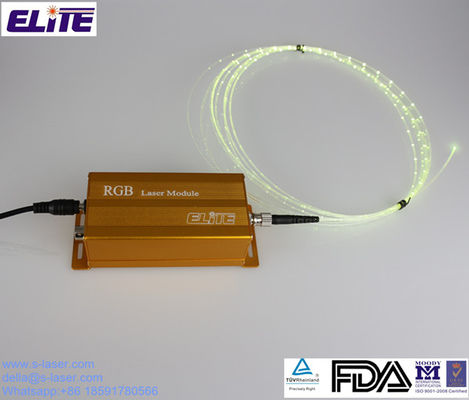 FDA Certify 3mw RGB Fiber laser Module with ST Connector, Solution for Bendable Laser Fibe