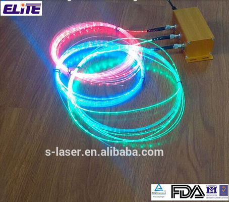 FDA Certify 3mw RGB Fiber laser Module with ST Connector, Solution for Bendable Laser Fibe