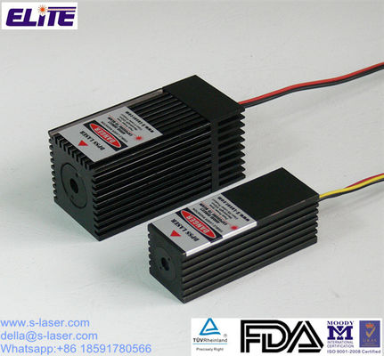 Customized FDA Certify 532nm 200mw DPSS Green Laser Module with TEC Cooler&amp;TTL Modulation