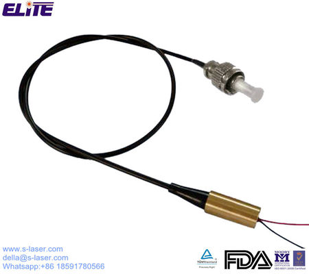 FDA Certified 650nm 1mw-300mw Low Power Coaxial Fiber Laser Module with 4um-200um Core Fib