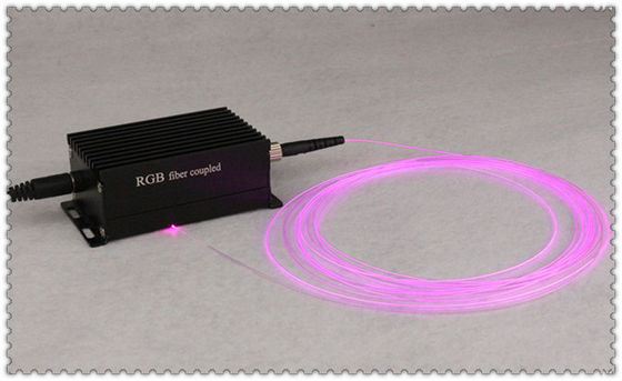 Elite 250mw RGB Fiber Coupled Laser Module for Corning Light Diffusing Fiber ST Connector