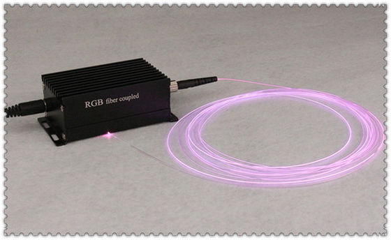 Elite 250mw RGB Fiber Coupled Laser Module for Corning Light Diffusing Fiber ST Connector