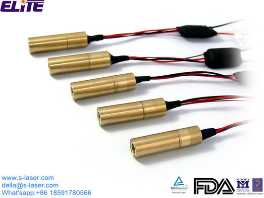 EL52D20IG9 525nm 5mW Green Dot Laser Diode Module CW Mode with APC