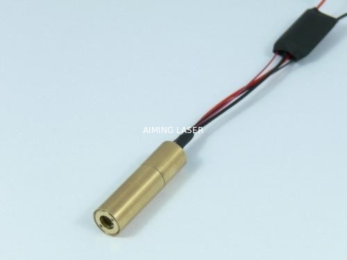 650nm 15mW Uniform Line Generator Powell Lens Non-Gaussian Power Distribution