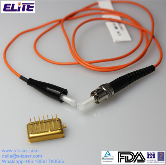 FDA Certified 650nm 500mw-50W High Power Butterfly Fiber Laser Module with 50um-400um Core Fiber for Industry