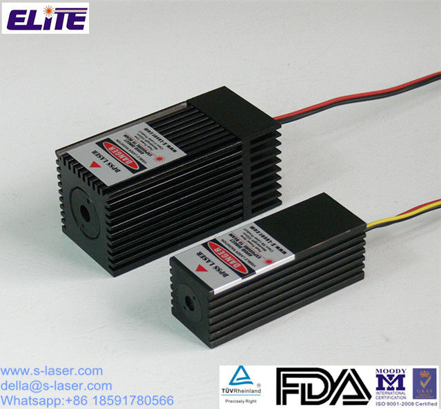 Customized FDA Certify 532nm 200mw DPSS Green Laser Module with TEC Cooler&amp;TTL Modulation